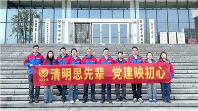 緬懷先烈，湘聯(lián)電纜黨支部開展清明主題黨日活動(dòng)！